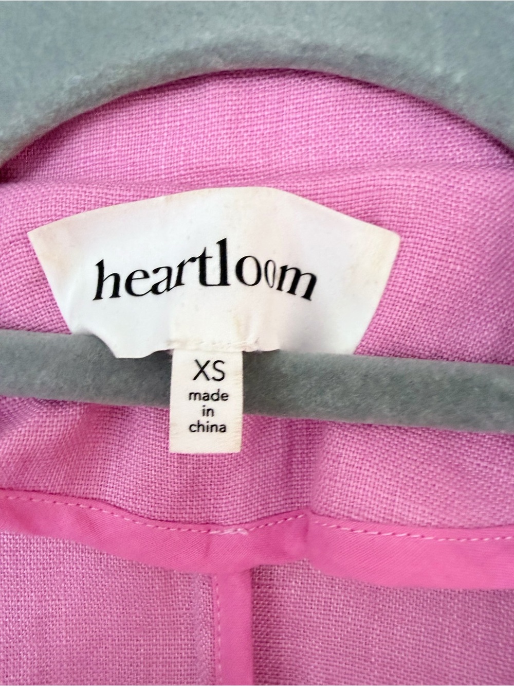 Heartloom Double-Breasted Pink Blazer - Picture 4 of 4